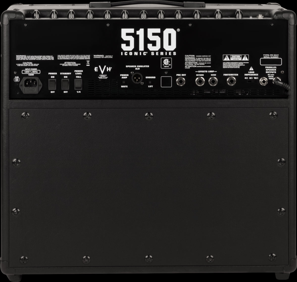 EVH 5150 Iconic Series 40W 1x12 Guitar Combo Amp in Black