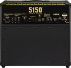 EVH 5150 Iconic Series 40W EL34 guitar combo amplifier in black with control knobs and speaker grille.