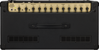 Black EVH 5150 Iconic Series 40W EL34 guitar combo amplifier with a 12-inch speaker and control panel, designed for high-gain tones.