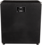 Fender Rumble 410 bass amplifier speaker cabinet with four speakers and sturdy black construction for guitar and bass amplification.