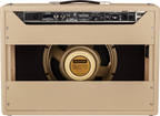 Fender Tone Master Deluxe Reverb guitar amplifier in blonde finish, showing the control panel and vintage-style speaker grille.