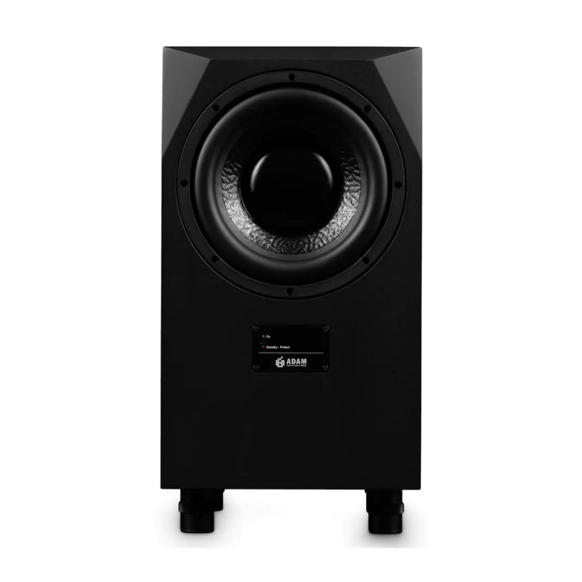 ADAM Audio ADAM Sub 10 MK2 10-inch active subwoofer for studio monitors with sleek black finish and control panel.