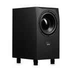 ADAM Audio ADAM Sub 10 MK2 10-inch active subwoofer for studio monitors, showing the sleek black speaker with control panel.