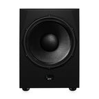 ADAM Audio Sub2100 21.5-inch powered studio subwoofer with black enclosure and control panel for professional audio monitoring