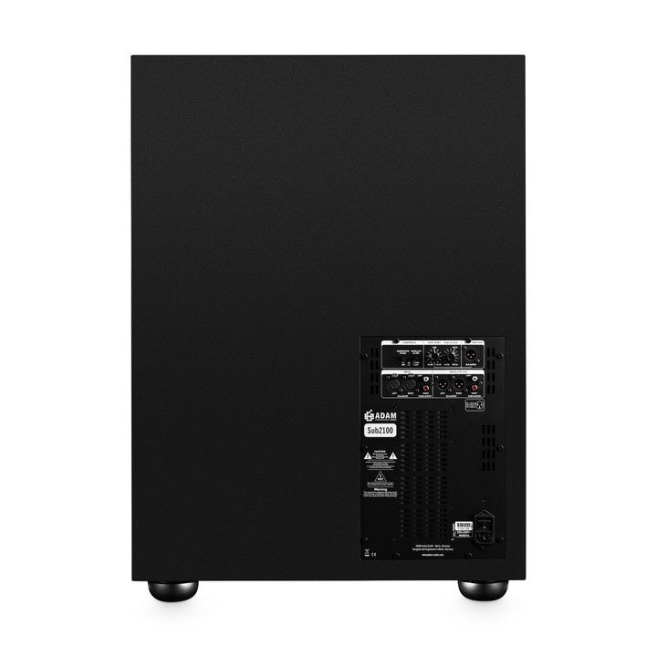 ADAM Audio Sub2100 powered studio subwoofer with 21.5-inch speaker for professional audio monitoring.