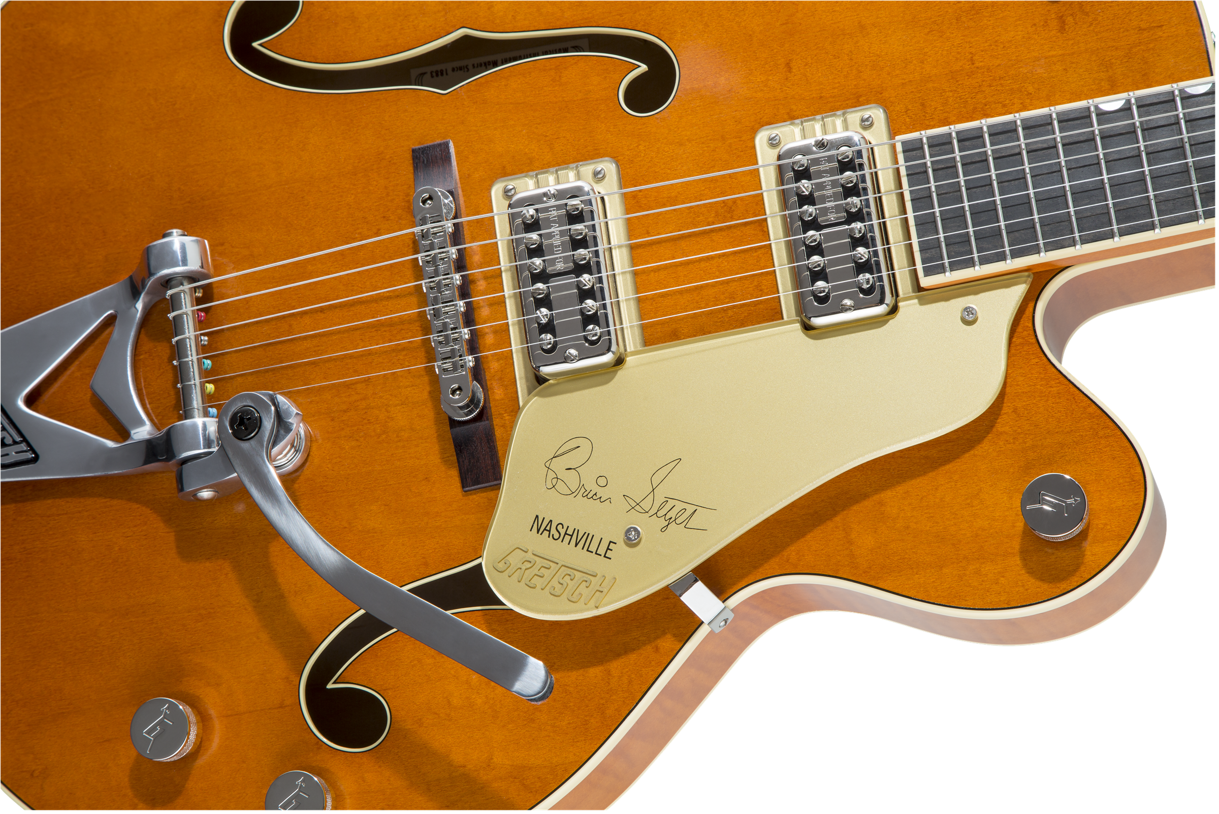 Gretsch G6120T BSSMK Brian Setzer Sig Nash Bigsby Ebny FB Smoke Orange