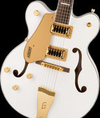 Gretsch G5422GLH EMTC Classic Hollow-Body Left-Handed Electric Guitar - Snowcrest White