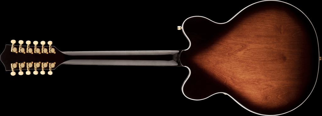 Gretsch G5422G-12 Electromatic Classic Hollow Body Double-Cut 12-String Electric Guitar with Gold Hardware - Single Barrel Burst