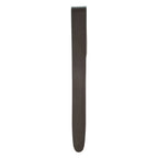 2.5 INCH BASIC LEATHER GUITAR STRAP BROWN