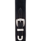 2.5 INCH LTH BELT BUCKLE BLACK STRAP