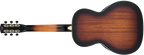 Gretsch G9220 Bobtail round neck resonator guitar in two-tone sunburst finish, designed for folk and bluegrass music.