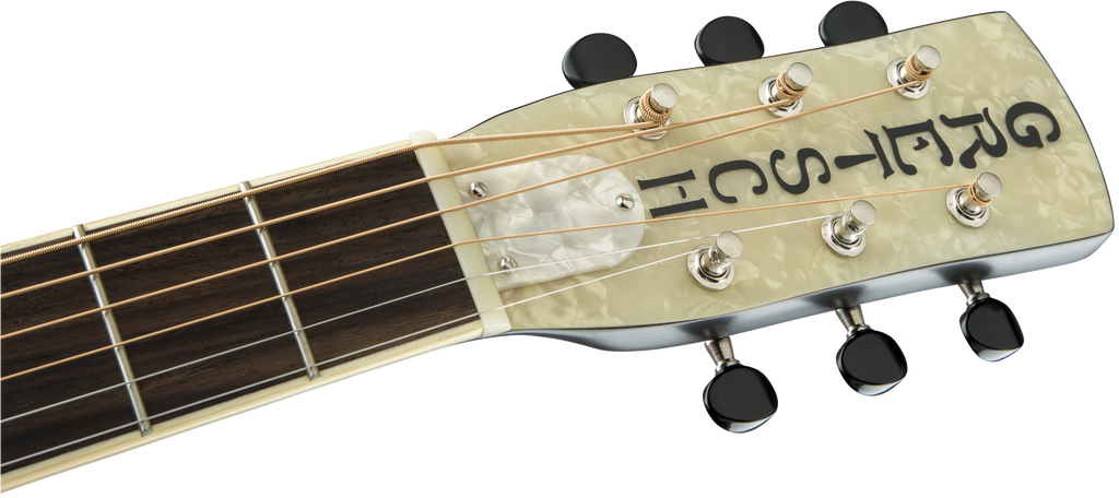 Gretsch G9220 Bobtail round neck resonator guitar with sunburst finish, featuring a folk and bluegrass style design.