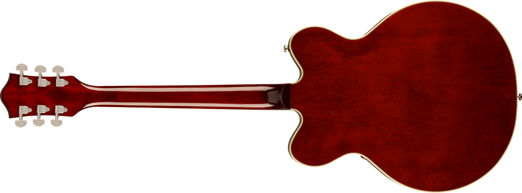 Gretsch G2622T Streamliner Center Block electric guitar in Dark Denim with double-cutaway body and chrome hardware.