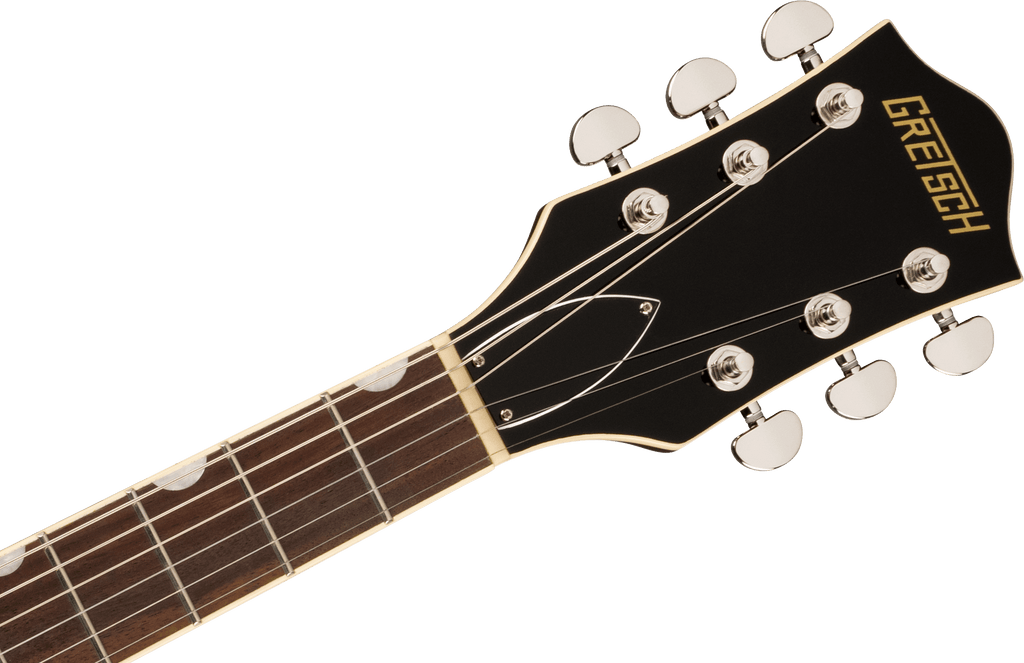 Gretsch G2622T Streamliner electric guitar in Dark Denim with dual humbucker pickups and chrome hardware.