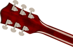 Gretsch G2622T Streamliner center block electric guitar in dark denim finish, displaying its double-cutaway body and chrome hardware.