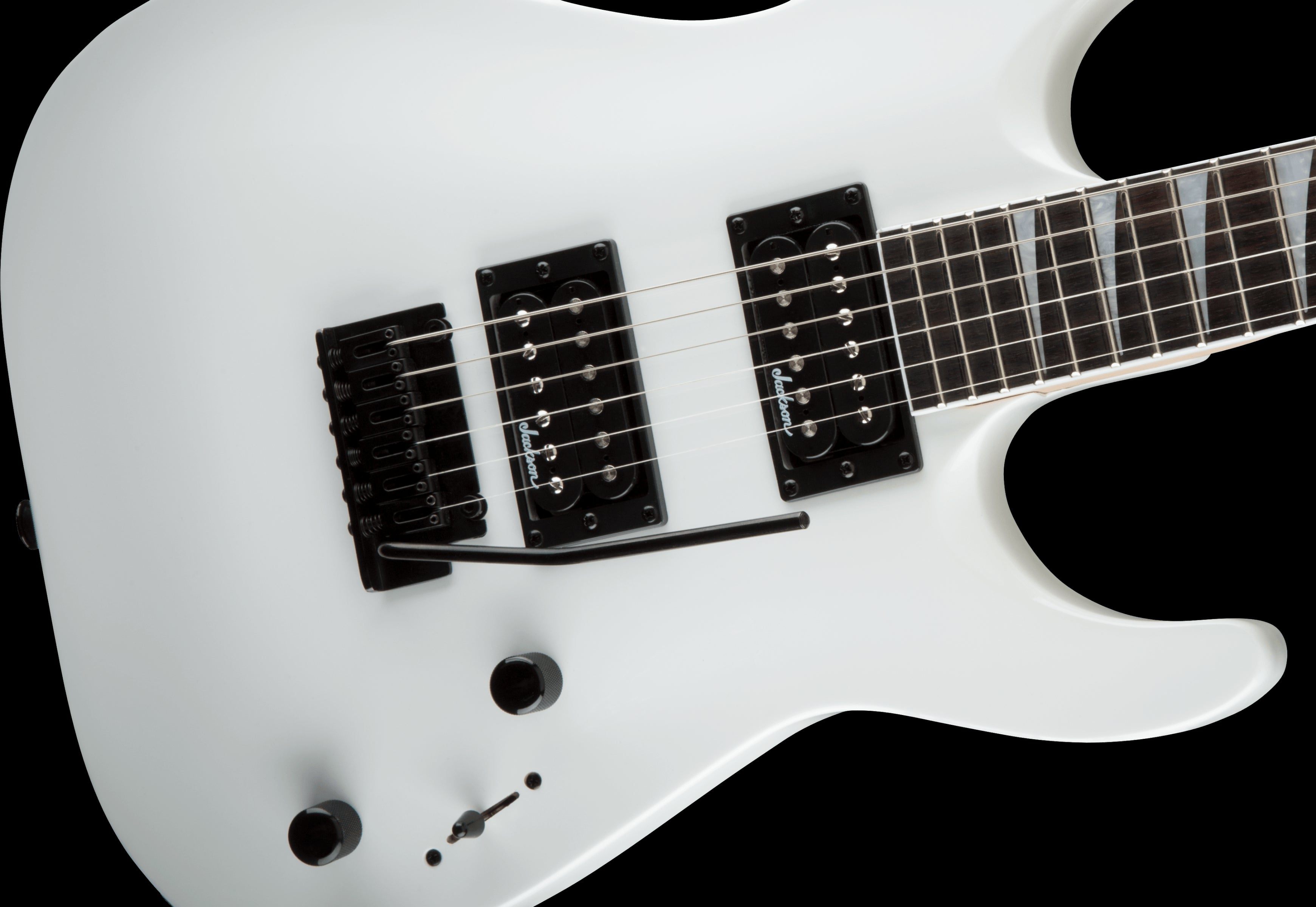 Jackson JS Series Dinky Arch Top Electric Guitar with Amaranth Fingerboard in Snow White