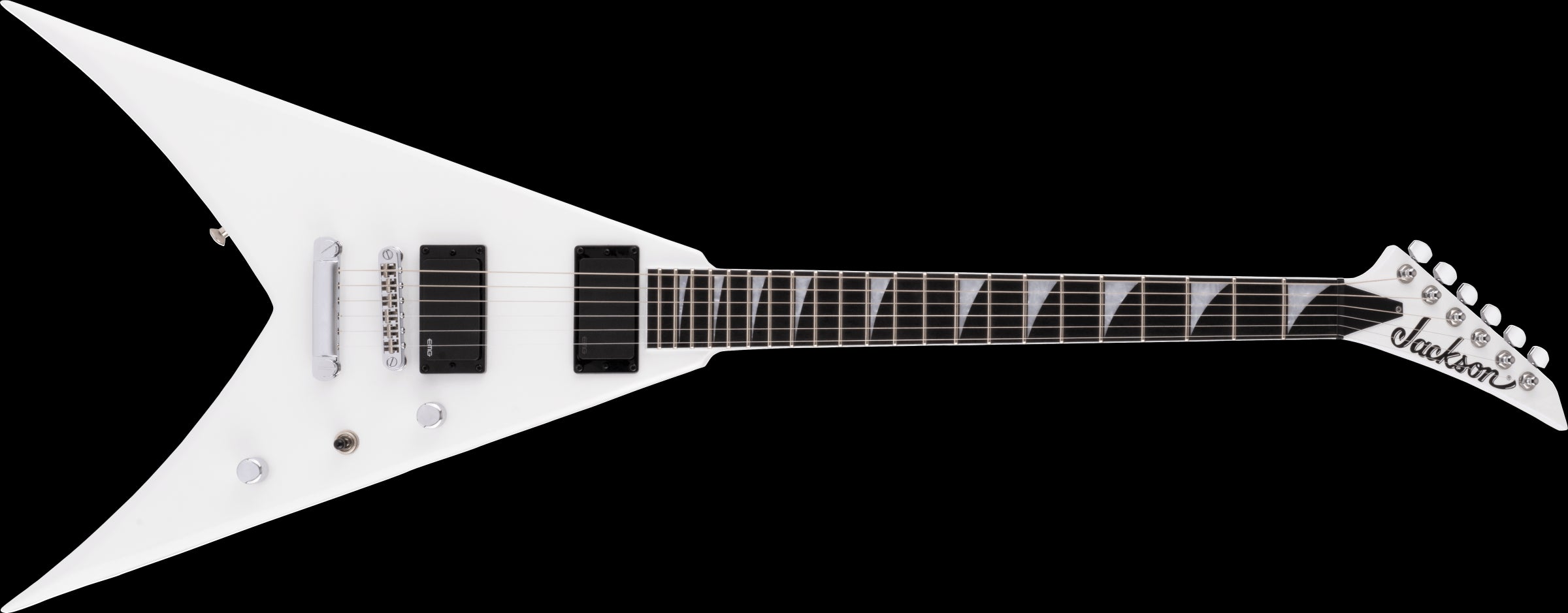 Jackson Pro Series King V Electric Guitar in Snow White