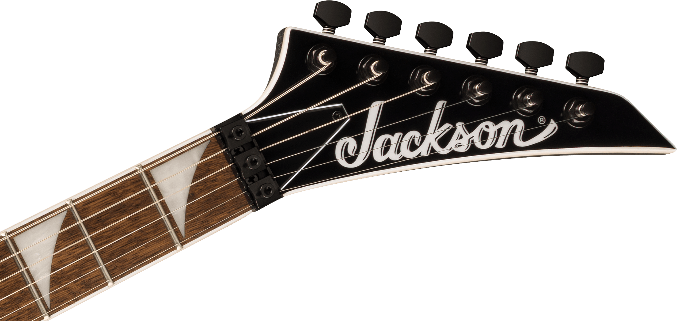 Jackson X Series Soloist SLX DX Laurel FB electric guitar in Silver Mercury Crackle finish, showcasing sleek body and chrome hardware.