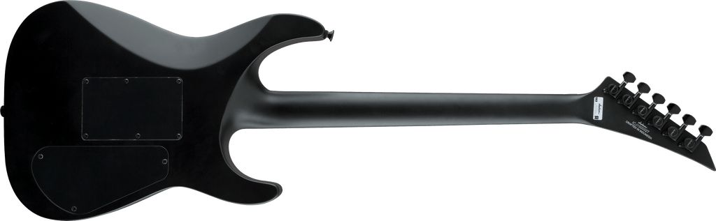 Jackson X Soloist SLX left-handed electric guitar with black finish, featuring a sleek body and modern design.