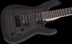 Jackson JS Series Dinky Arch Top JS32Q DKA HT Electric Guitar with Amaranth Fingerboard in Transparent Black Burst