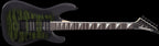 Jackson JS Series Dinky Arch Top JS32Q DKA HT Electric Guitar with Amaranth Fingerboard in Transparent Green Burst