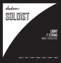 Jackson Soloist Strings 7 String Light .009 .052