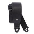 D'Addario Comfort Leather Auto Lock Guitar Strap 3'' - Black