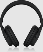 Behringer BH 480 NC Bluetooth headphones with active noise cancellation, featuring over-ear design and comfortable ear cushions.