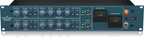 Behringer 369 2-channel stereo compressor and limiter rack gear with control knobs and input/output jacks.