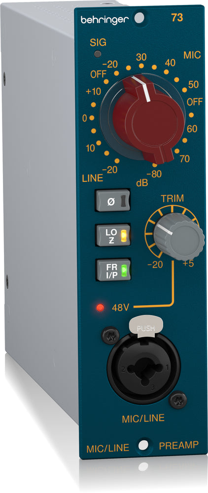 Behringer 73 Microphone Preamp (500 Series)