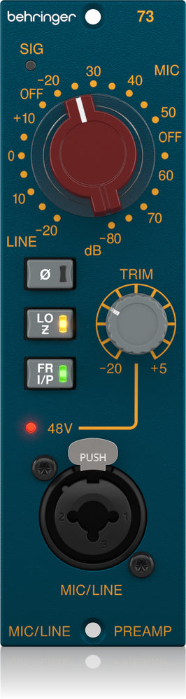 Behringer 73 Microphone Preamp (500 Series)
