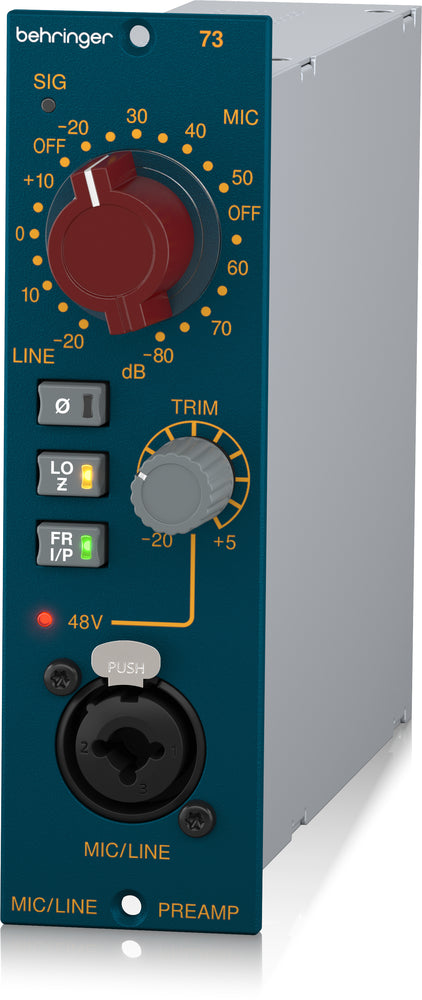 Behringer 73 Microphone Preamp (500 Series)