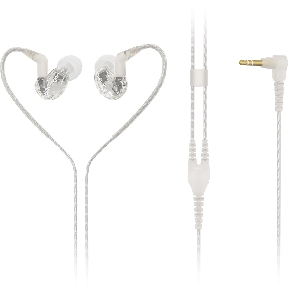 Behringer SD251-CL Pro In-Ear Studio Earphones - Clear