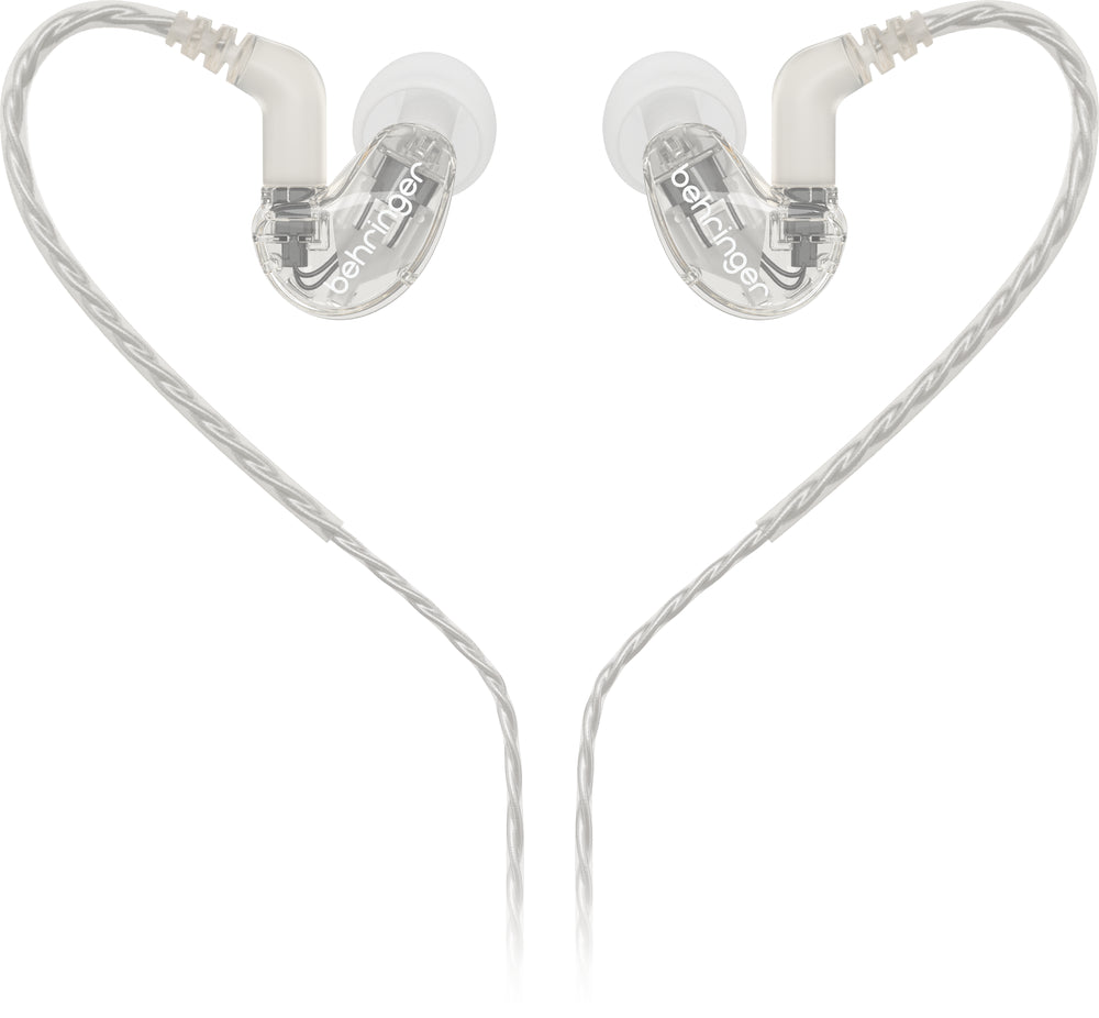 Behringer SD251-CL Pro In-Ear Studio Earphones - Clear