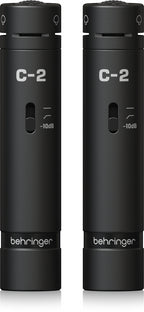 Behringer C2 Dark Edition Condensor Microphones (Matched Pair)