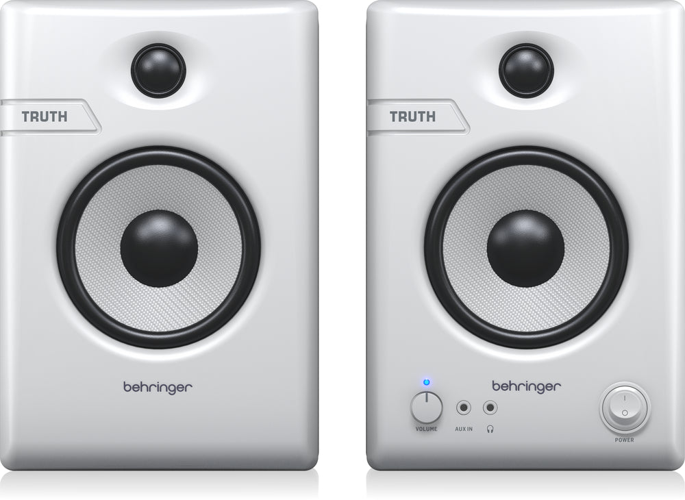 Behringer Truth 4.5 Studio Monitor Speakers with Bluetooth (Pair) - White