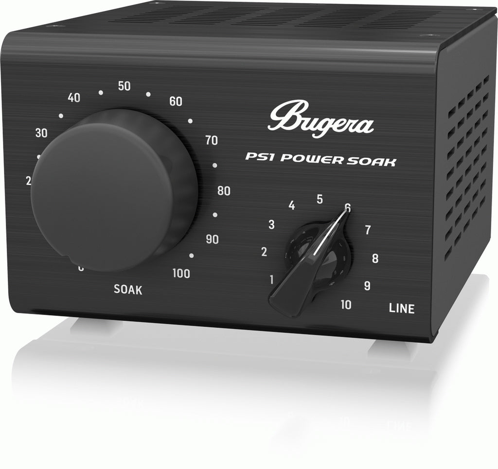 Bugera Power Soak PS1 guitar amplifier load box and attenuator for controlling amp volume and tone.