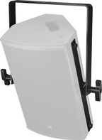 Turbosound Flying Yoke for NUQ82 staging equipment, single mount bracket in black with metal construction and mounting hardware.