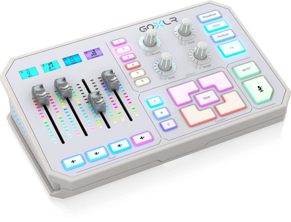 TC Helicon GO XLR Online Broadcaster Platform - White