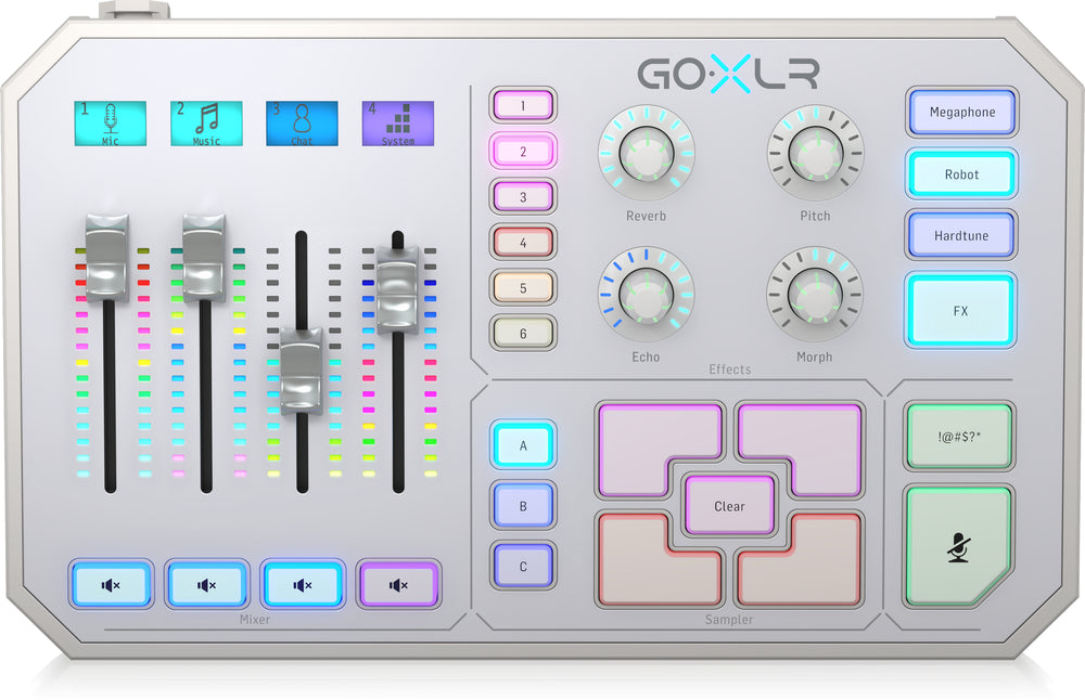 TC Helicon GO XLR Online Broadcaster Platform - White