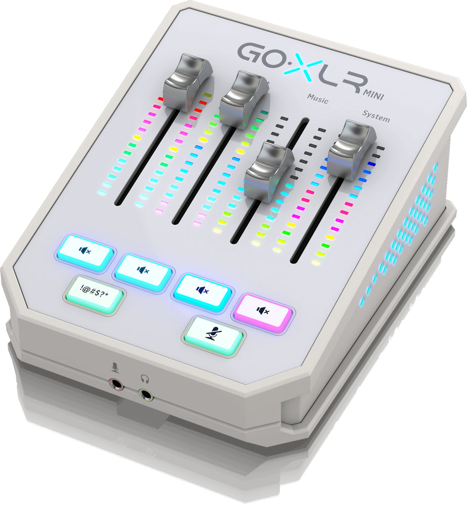 TC Helicon GoXLR Mini Online Broadcast Mixer - White