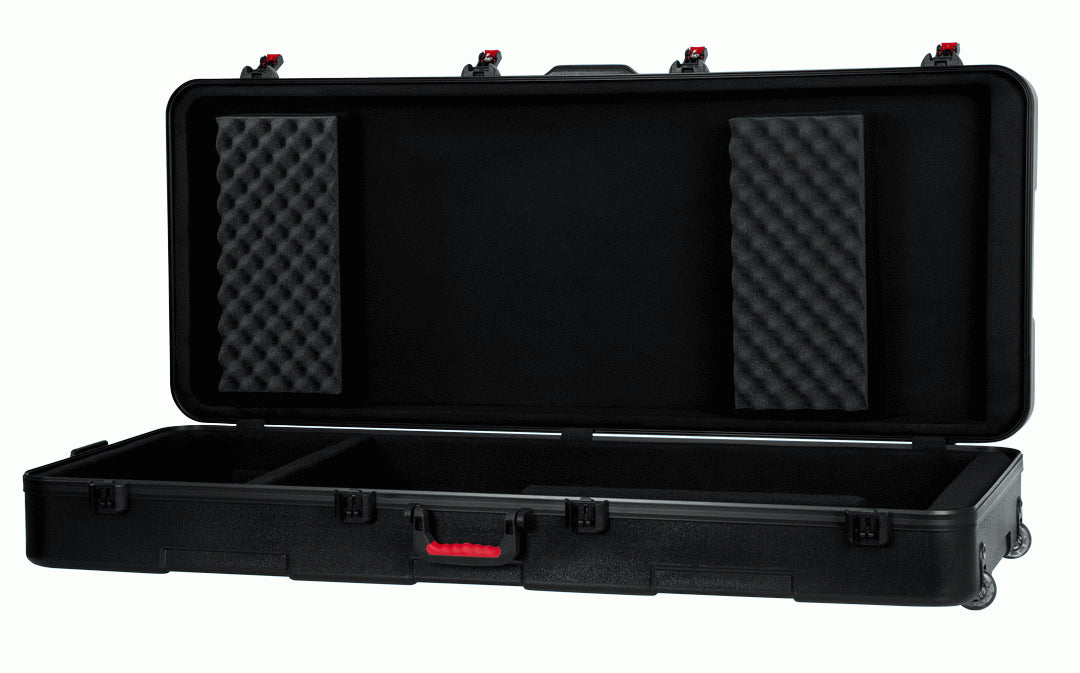 GATOR Gator GTSA-KEY76D molded keyboard case for protecting 76-key keyboards during travel and storage.