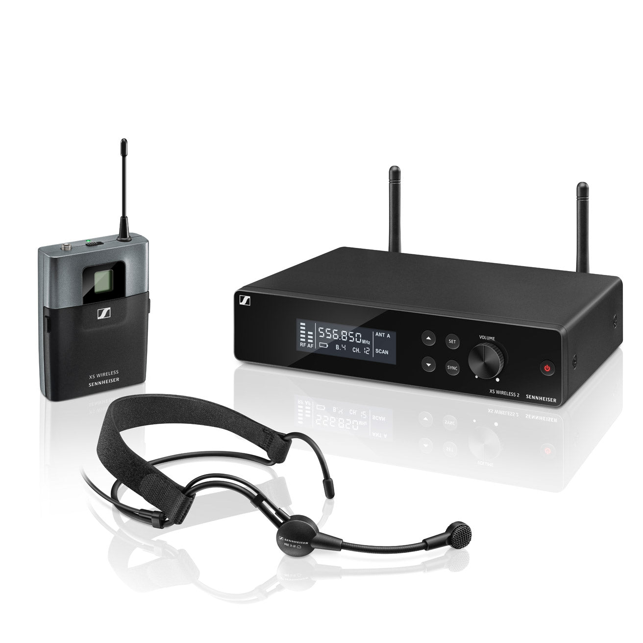 Sennheiser XSW 2-ME3-BC Headset Wireless Microphone System (670-694 MHz)