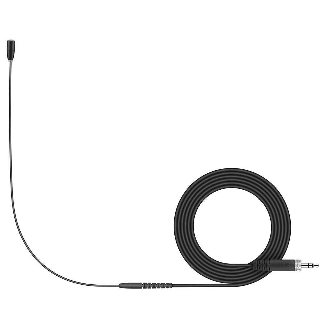 Sennheiser HSP wireless headset microphone in black with omni-directional pre-polarized condenser for clear audio capture.