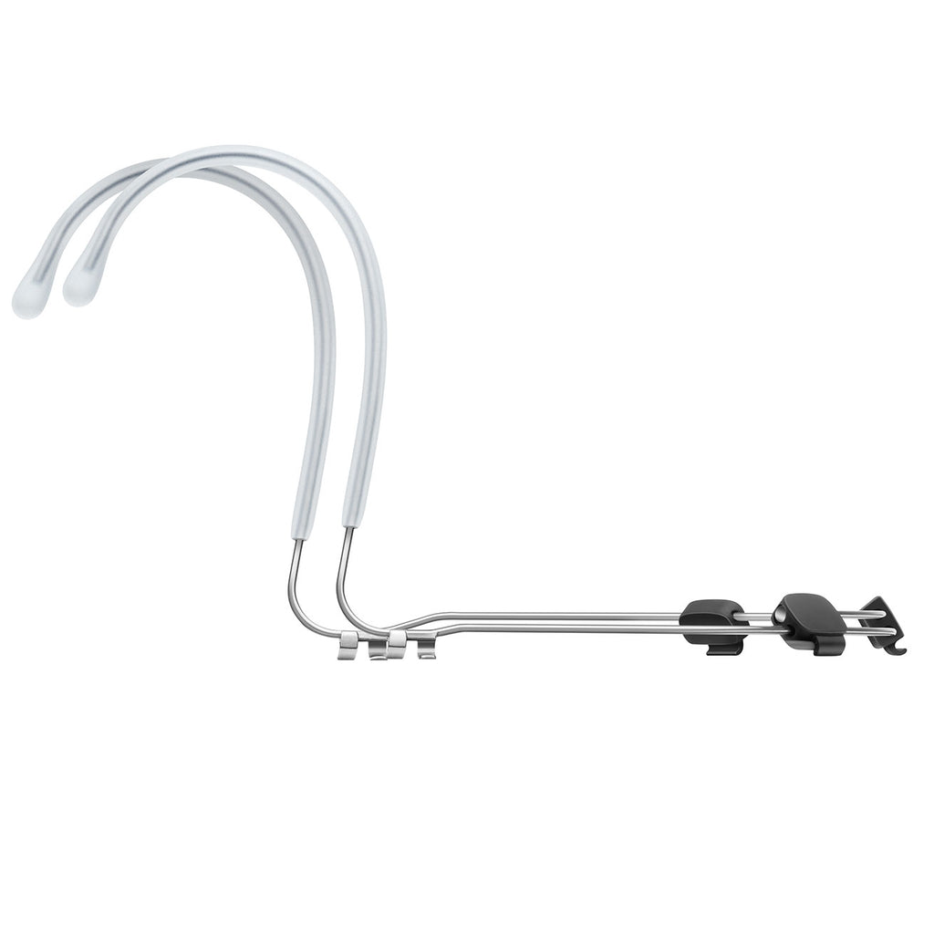 Sennheiser HSP wireless headset microphone in black with omni-directional condenser capsule for clear audio.