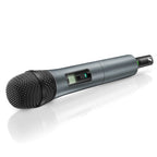 Sennheiser XSW 1 Dual Wireless Microphone set with e825 capsules, featuring sleek design and dual receivers.