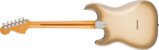 Fender 70th Anniversary Antigua Stratocaster electric guitar with Antigua finish, showcasing its classic body shape and vintage design.