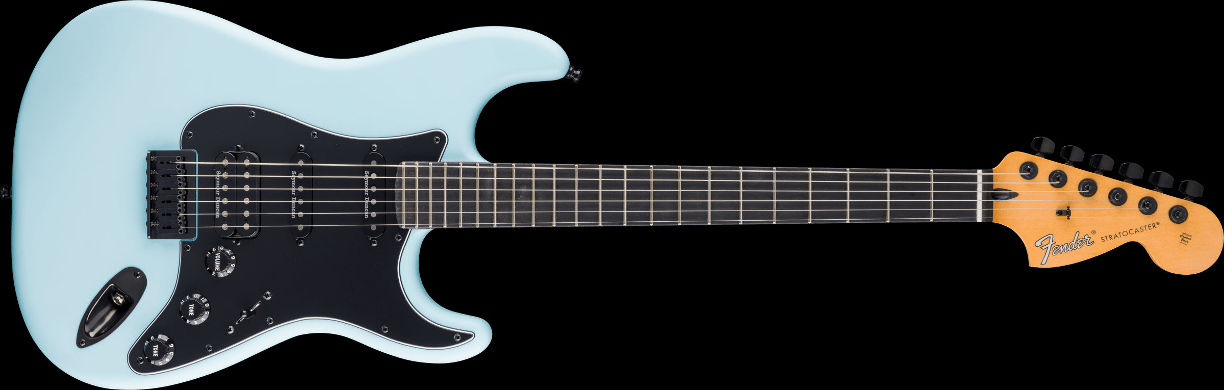 Fender DE PLayer Plus Stratocaster HSS HT EBY Satin Daphne Blue
