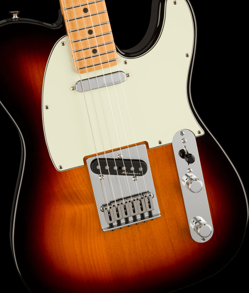Fender Player Plus Telecaster Electric Guitar w/Maple Fretboard - 3 Colour Burst