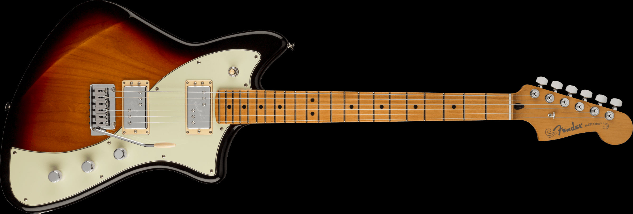 Fender Player Plus Meteora HH Electric Guitar w/Maple Fretboard - 3 Colour Burst